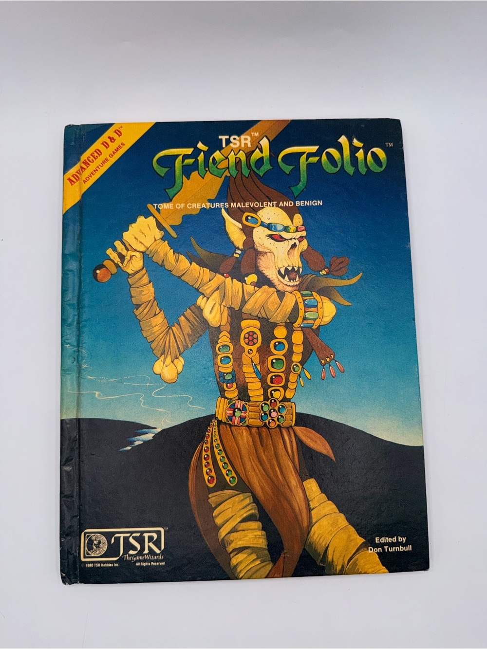 Advanced D&D Fiend Folio Tome of Creatures Malvolent and Benign Book